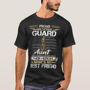 Proud Army National Guard Moster Flagga Shirt Före T Shirt