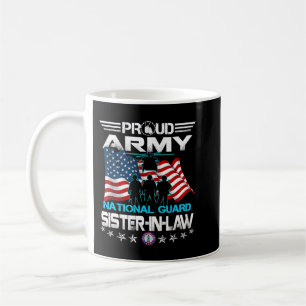 Proud Army National Guard SisterIn Law Veterans Da Kaffemugg