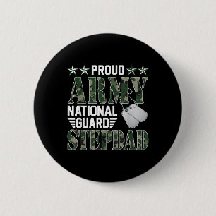 Proud Army National Guard Stepdad Militärfamilj Knapp