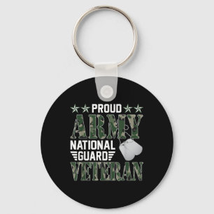 Proud Army National Guard Veteran Military Family Nyckelring