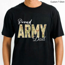 Proud Army Pappa / Militärfamiljen Black