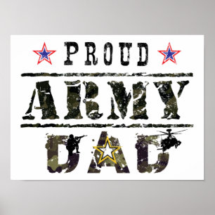 Proud Army Pappa Poster