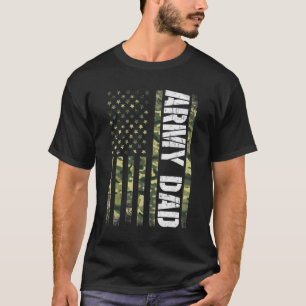 Proud Army Pappa United Stater USA flagga Gift for T Shirt
