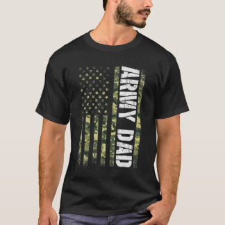 Proud Army Pappa United Stater USA flagga Gift for T Shirt