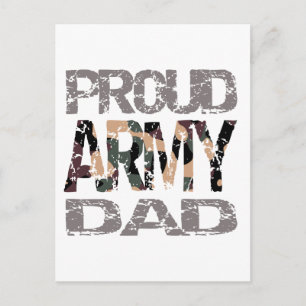 Proud Army pappa Vykort