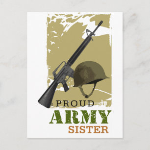 Proud Army Sister Vykort