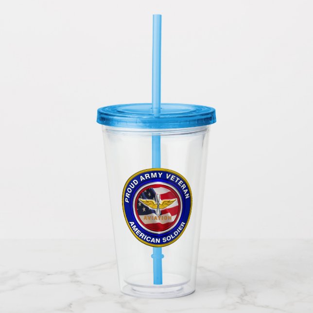 Proud Army Veteran Aviation Soldier Take Away Mugg (Framsida)