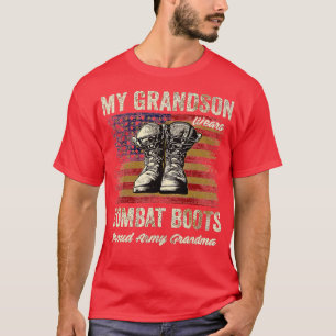 Proud Armys Grandma Military Pride (21) T Shirt