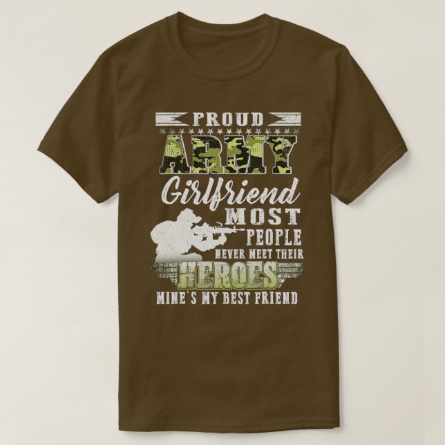 Proud Armys Grandma Military Pride (36) T Shirt (Design framsida)