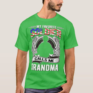 Proud Armys Grandma Military Pride (41) T Shirt