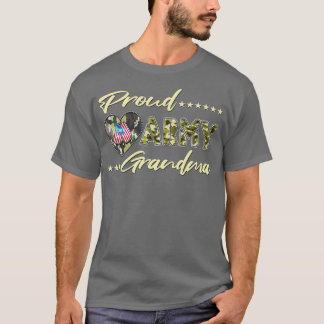 Proud Armys Grandma Military Pride (45) T Shirt
