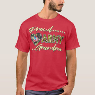 Proud Armys Grandma Military Pride (45) T Shirt