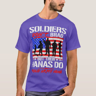 Proud Armys Grandma Military Pride (57) T Shirt