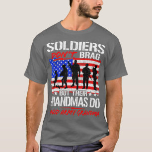 Proud Armys Grandma Military Pride (82) T Shirt