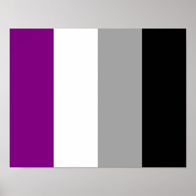 Proud Asexuell Poster (Framsidan)