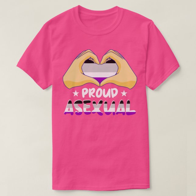 Proud Asexuell T Shirt (Design framsida)