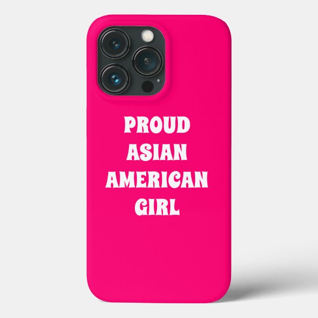 Proud Asian Girl, vit shock rosa (Baksida)