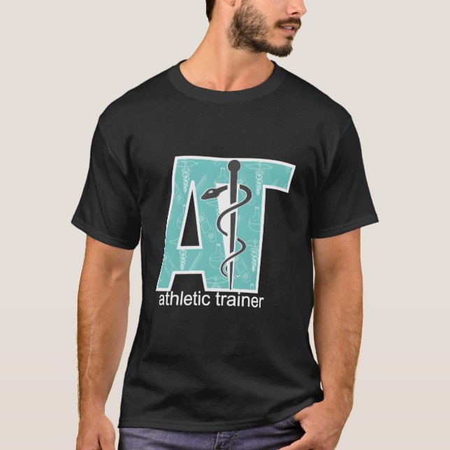 Proud Athletic Trainer Athletic Training T Shirt (Framsida)