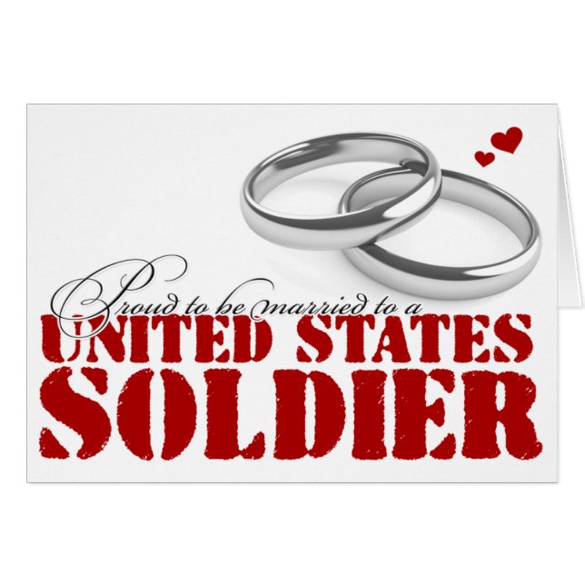 Proud att gifta sig hälsningskort (Framsidan Horizontal)