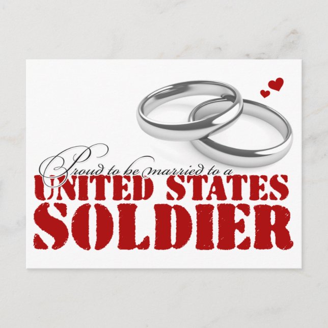 Proud att gifta sig vykort (Framsida)