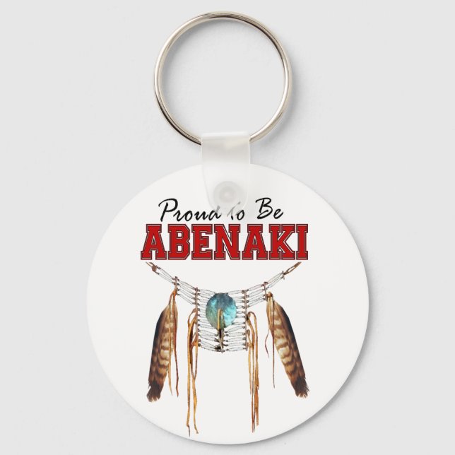 Proud att vara Abenaki Nyckelring (Framsida)