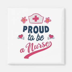 Proud att vara en Nurse Hoodie Magnet