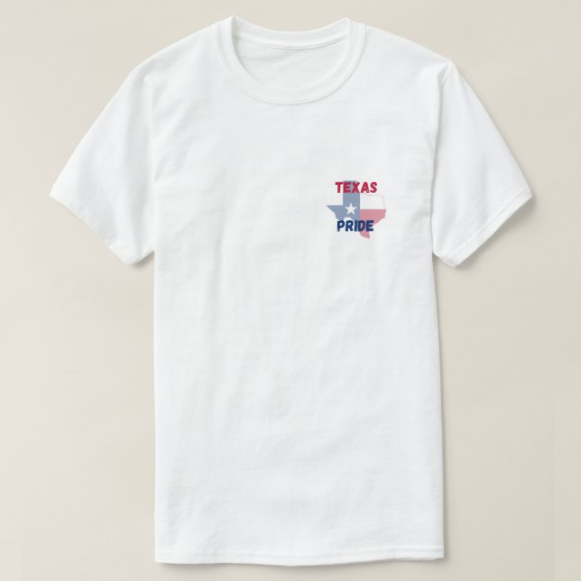 Proud att vara från Texas T Shirt (Design framsida)