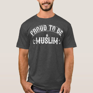 Proud att vara muslim t shirt