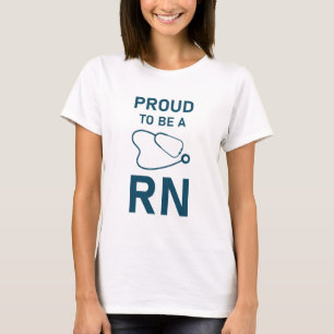 Proud att vara RN - Nursing Nurse T Shirt