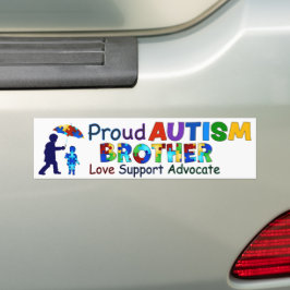 Proud Autism Brother Bildekal