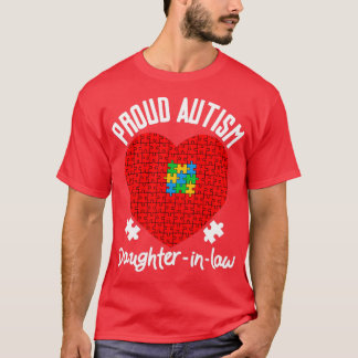 Proud Autism Daughterinlaw Family Matching Outfit T Shirt