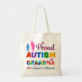 Proud Autism Grandma Tygkasse