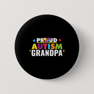 Proud Autism Grandpa Ribbon Puzzle Biet Knapp