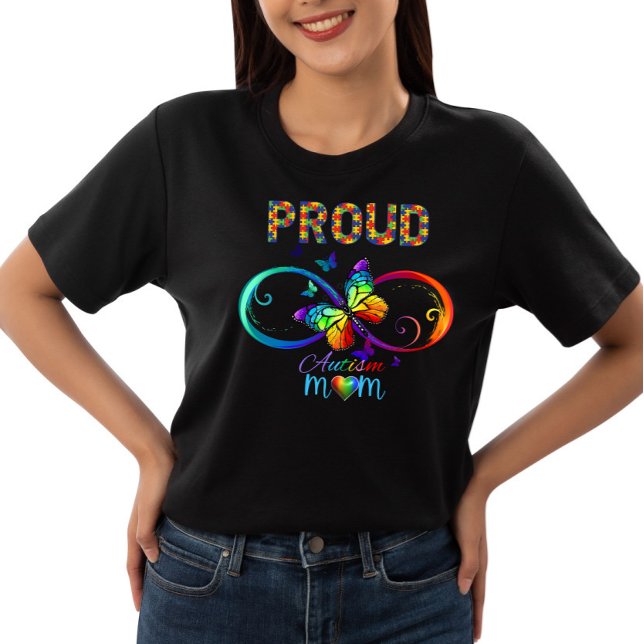 Proud Autism Mamma Autism Awareness T Shirt (Skapare uppladdad)