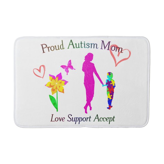 Proud Autism Mamma Badrumsmatta (Framsidan)
