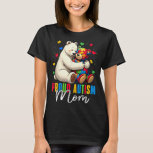 Proud Autism Mamma Bear Autism Awareness Autistic T Shirt