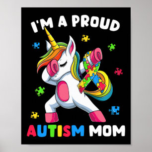 Proud Autism Mamma Dab Dance Poster