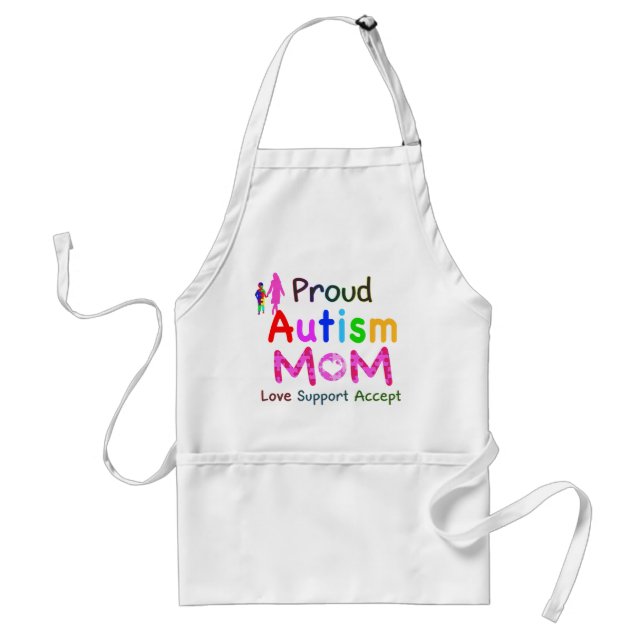 Proud Autism Mamma Förkläde (Framsidan)