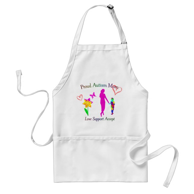 Proud Autism Mamma Förkläde (Framsidan)