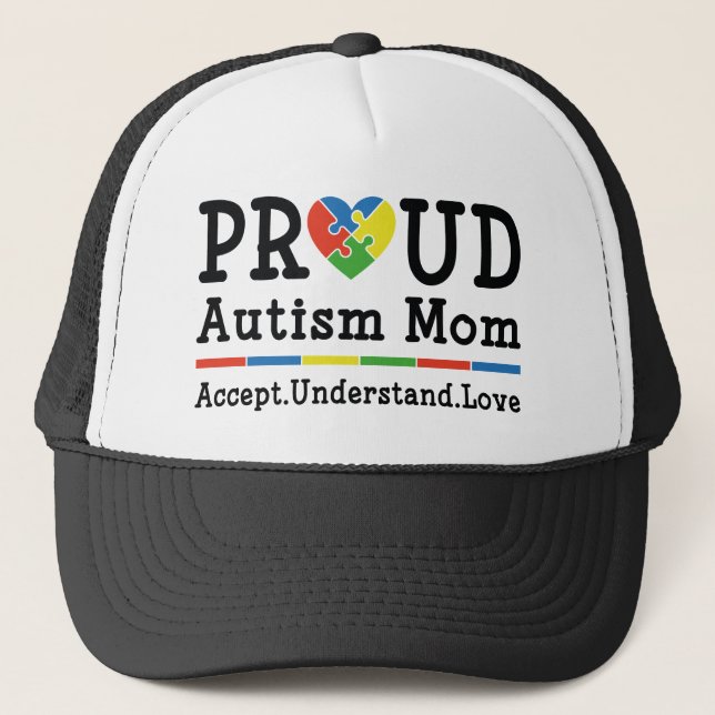 Proud Autism Mamma Keps (Framsida)