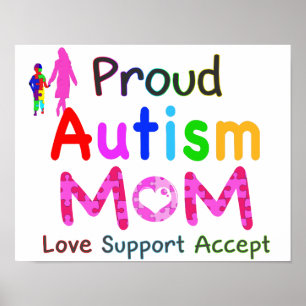Proud Autism Mamma Poster