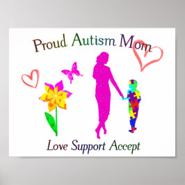 Proud Autism Mamma Poster