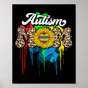 Proud Autism Mamma Support Autism Awareness Month Poster
