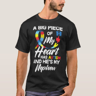 Proud Autism Moster onkel Autistic Nephew Autism A T Shirt