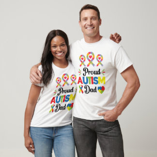 Proud Autism Pappa Shirt T