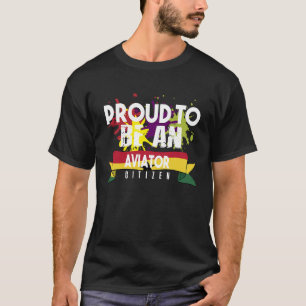 Proud aviator-medborgarens karriärarbete inom yrke t shirt