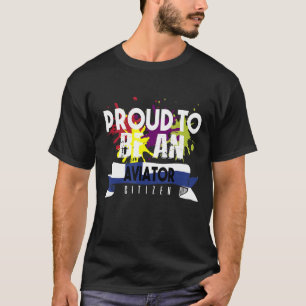 Proud aviator-medborgarens karriärarbete inom yrke t shirt