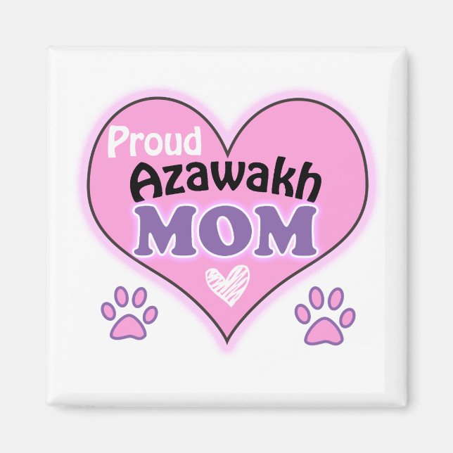 Proud Azawakh mamma Magnet (Framsidan)
