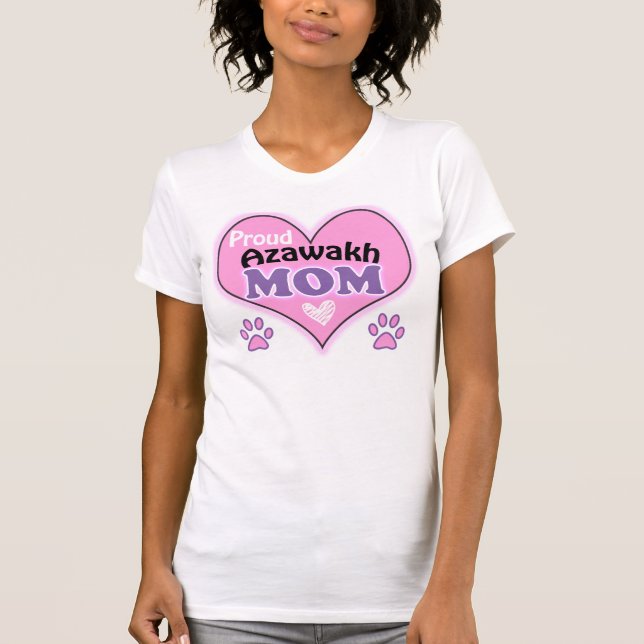 Proud Azawakh Mamma T-shirt (Framsida)
