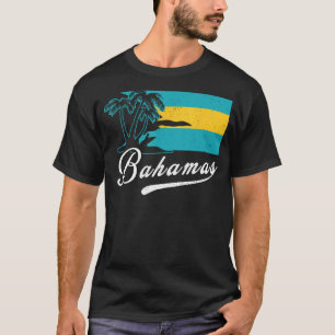 Proud Bahamas Bahamians Flagga Gift Design Idea Na T Shirt